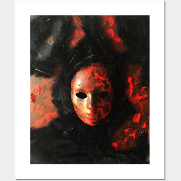 The Mask of the Dark Soul Wall Art by heyokamuse